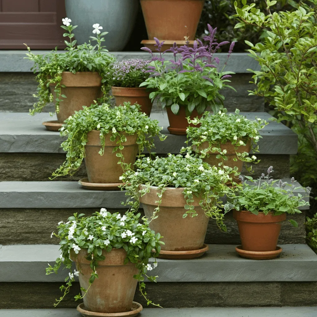 Cascading-Pot-Arrangement