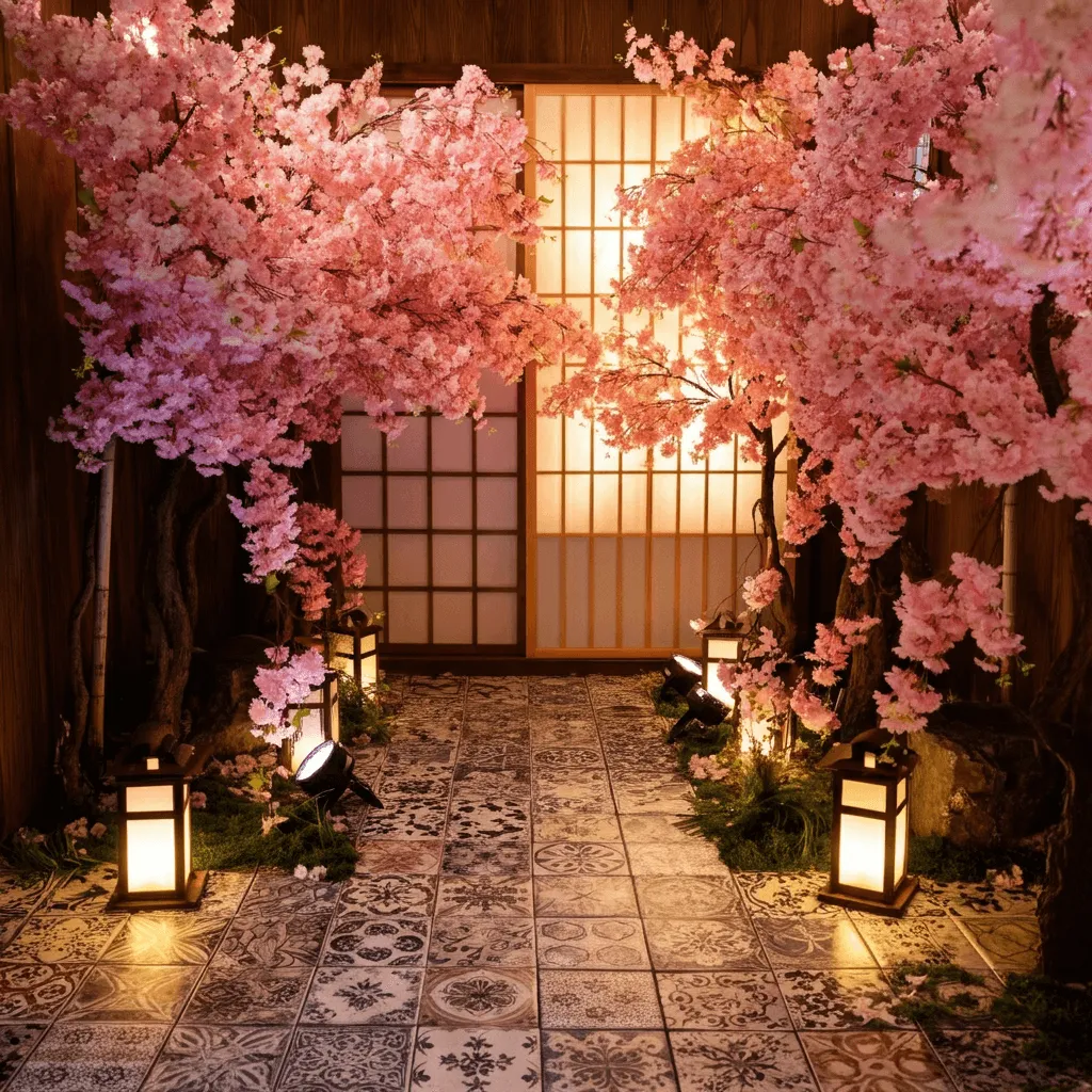 Cherry Blossom Motifs