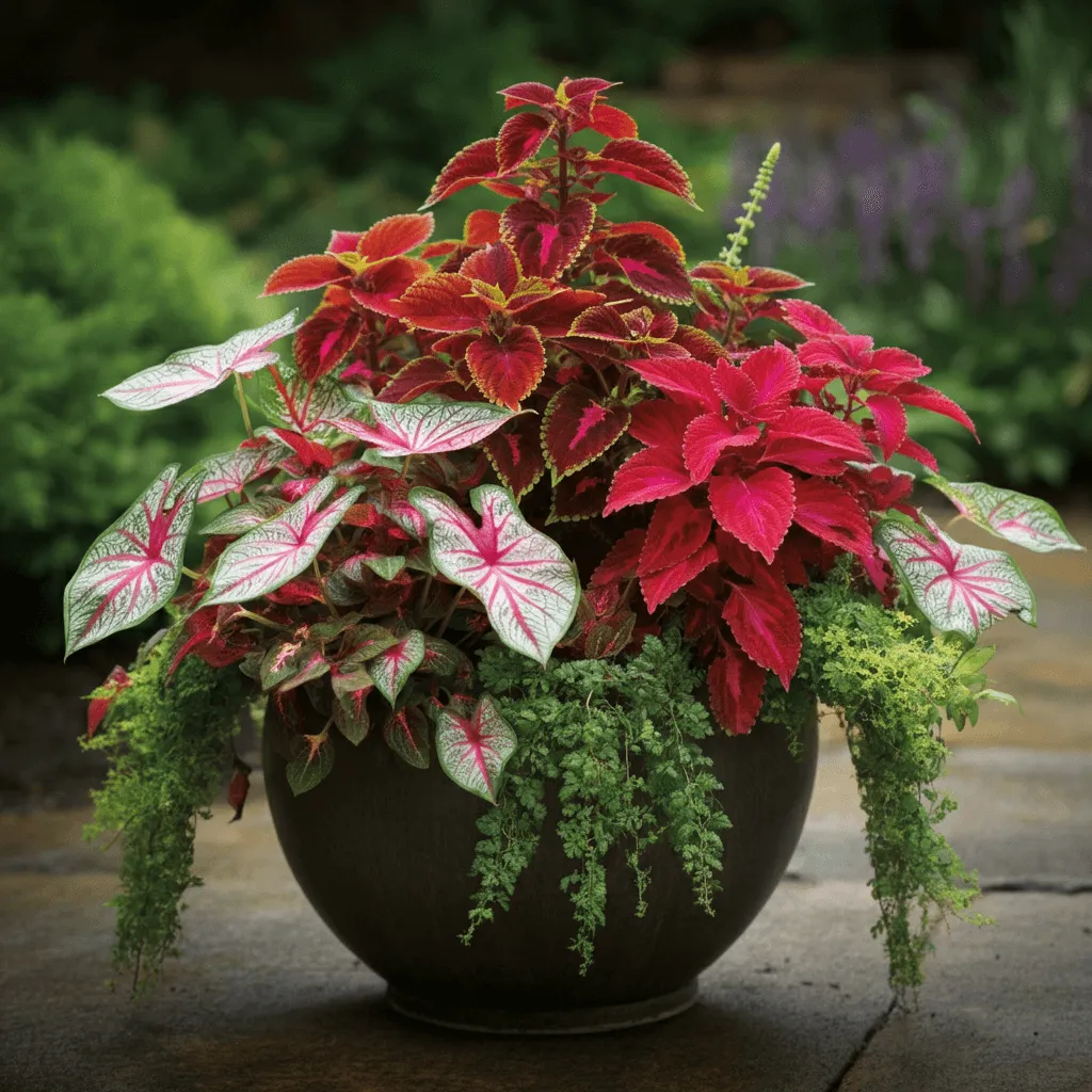 Colorful Foliage Containers