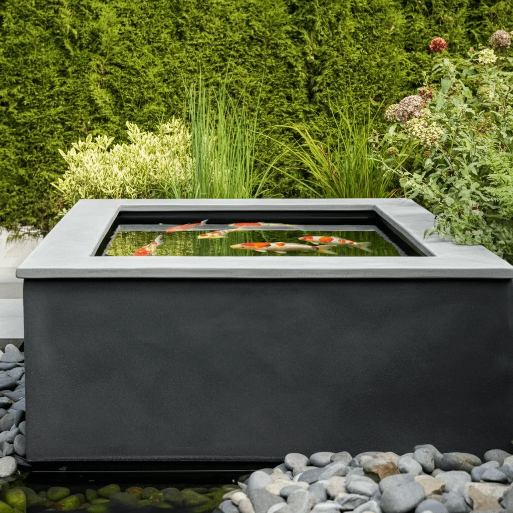 Concrete Koi Pond