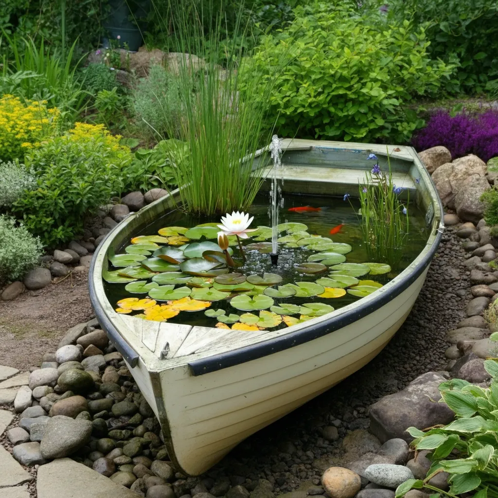 Dinghy Water Feature