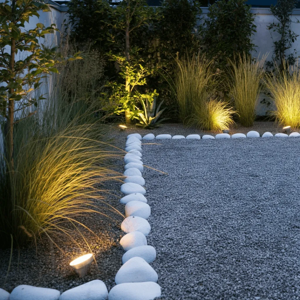 Gravel and Stones Minimalist Garden