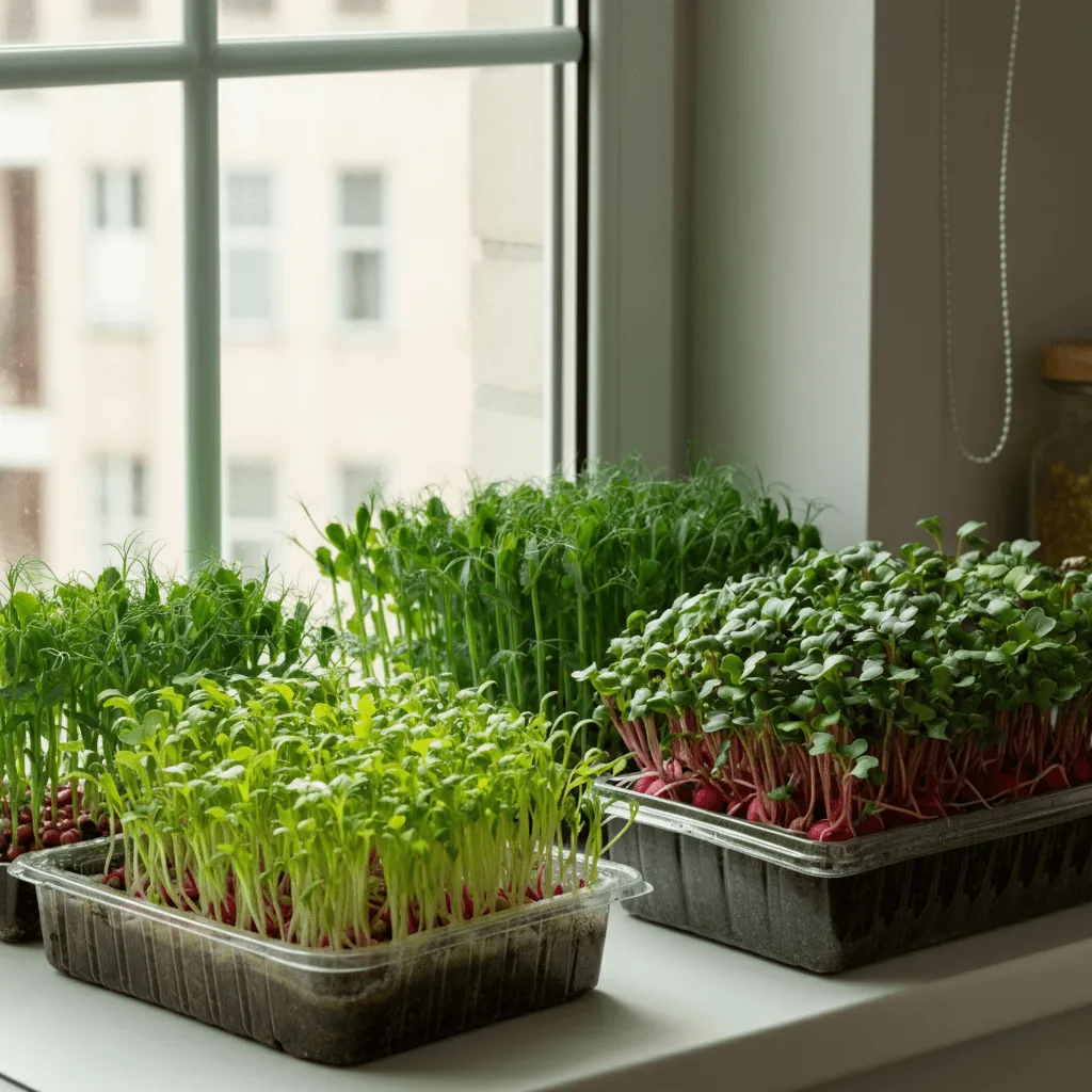 Microgreens in Small Spaces