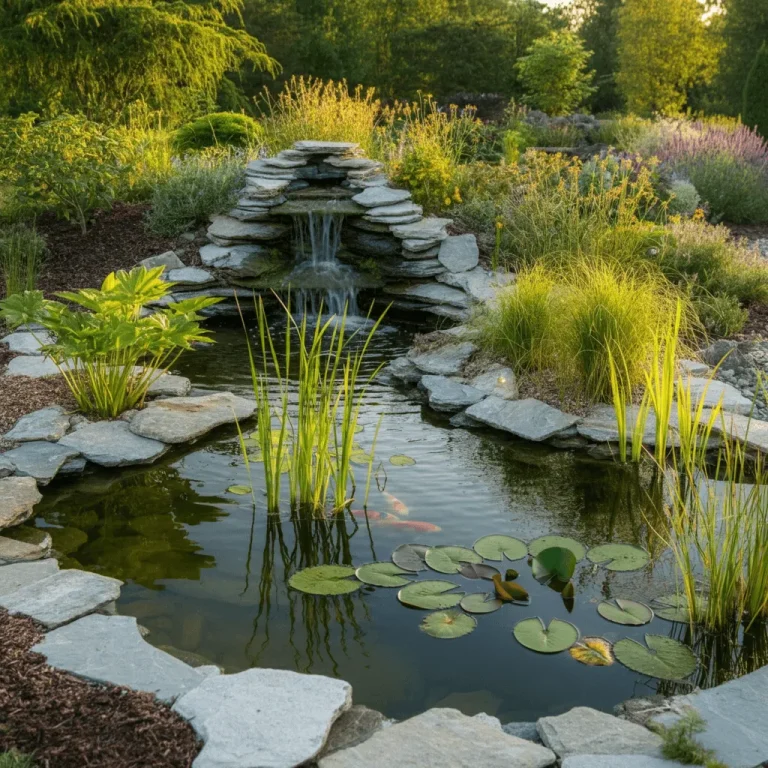 Natural Koi Pond