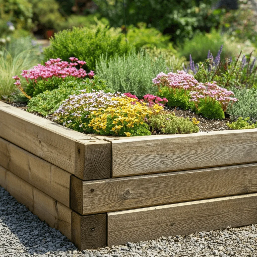 Raised Bed Alpine Garden