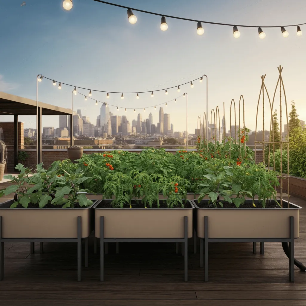 Rooftop Vegetable Gardening