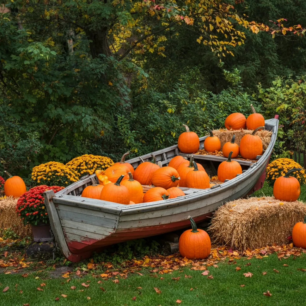 Seasonal Display Boat