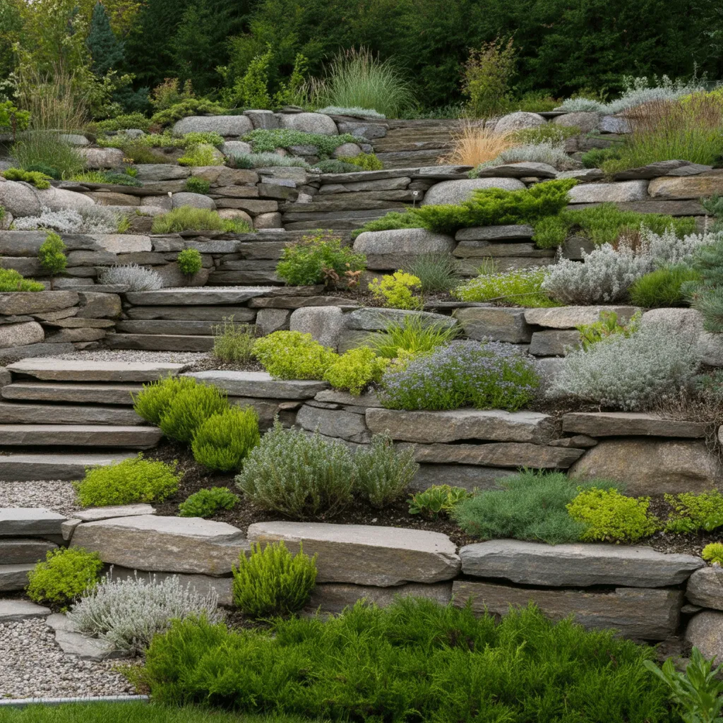 Terraced Alpine Garden