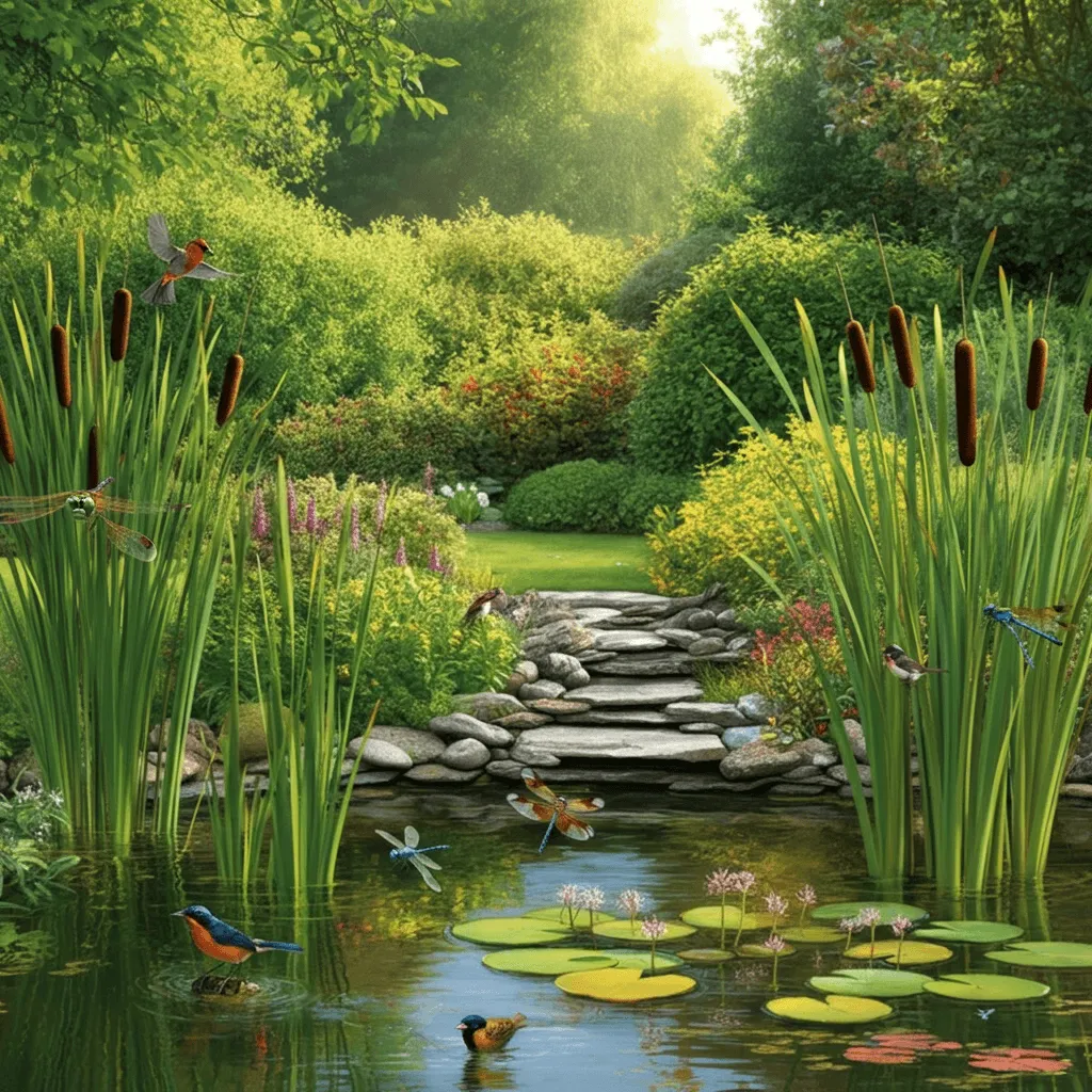 Wildlife-Friendly Garden Pond