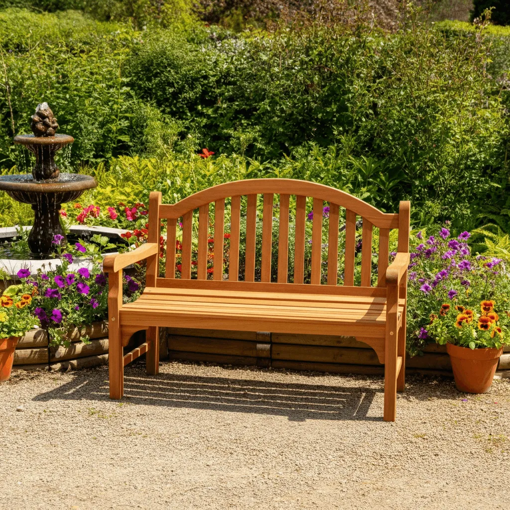 Arched Back Garden Bench