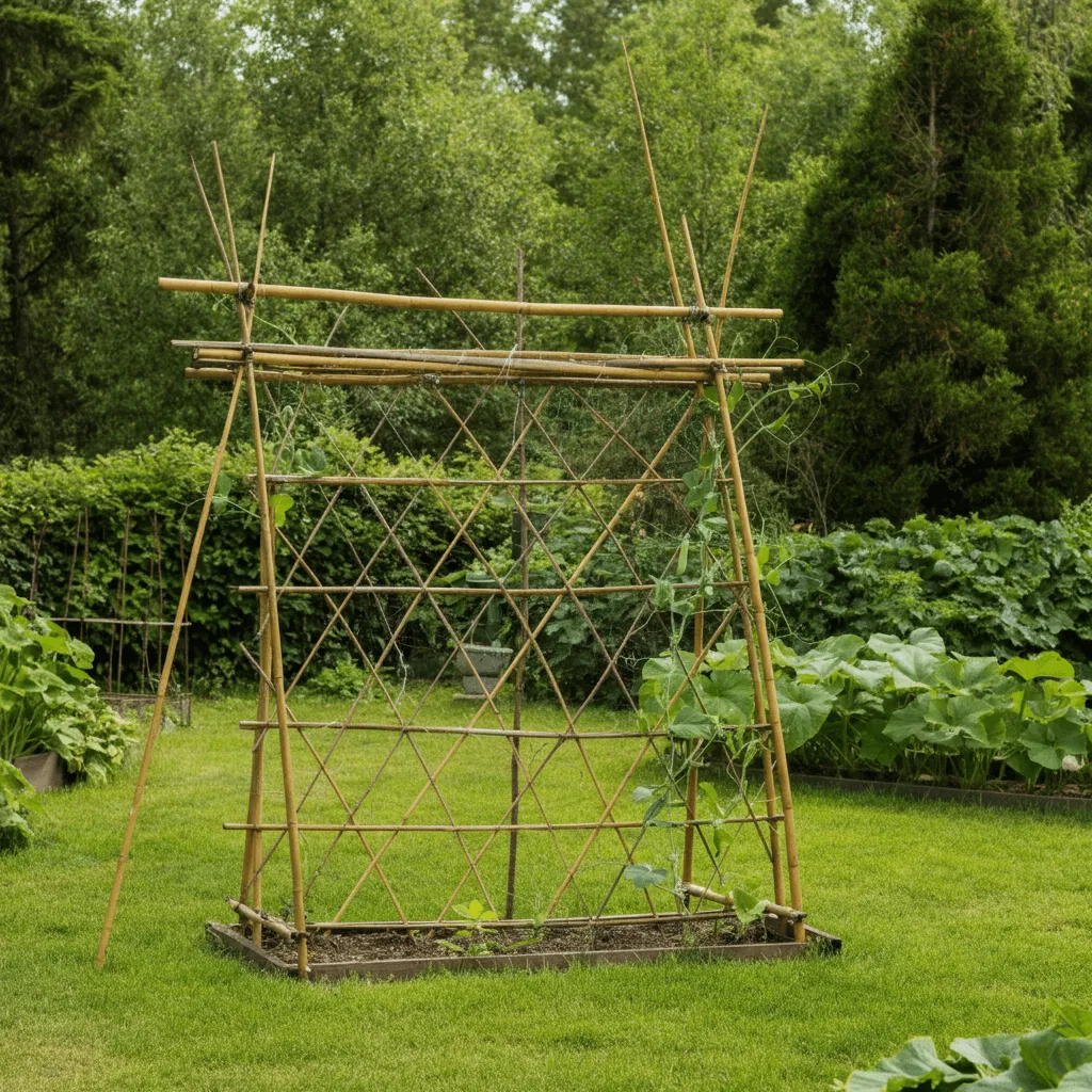 Artistic Vegetable Trellis