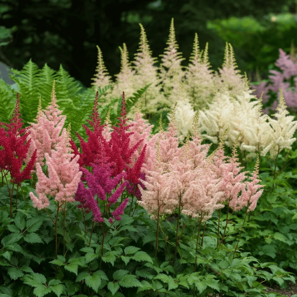 Astilbes Shade Garden