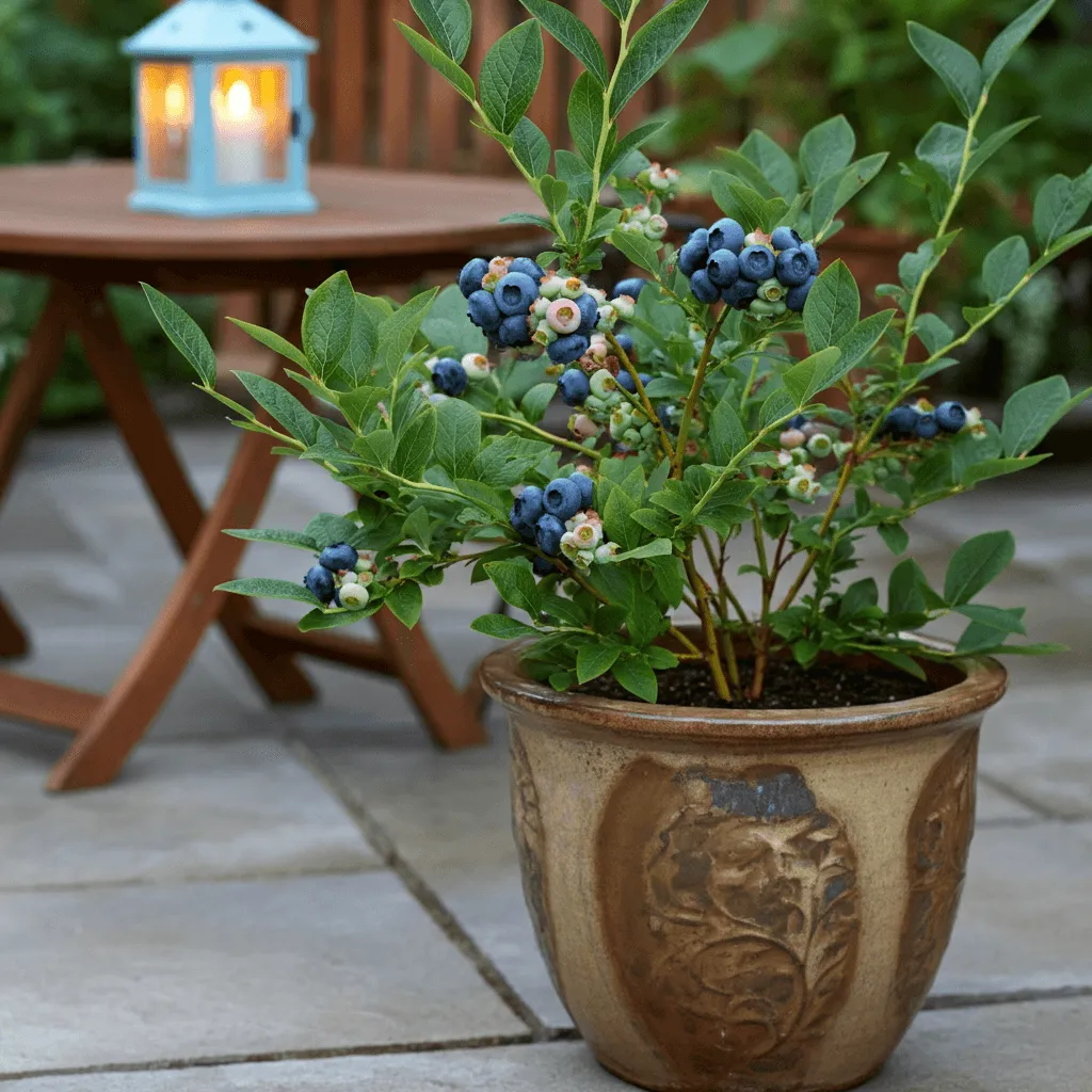 Blueberry Bush in Pot