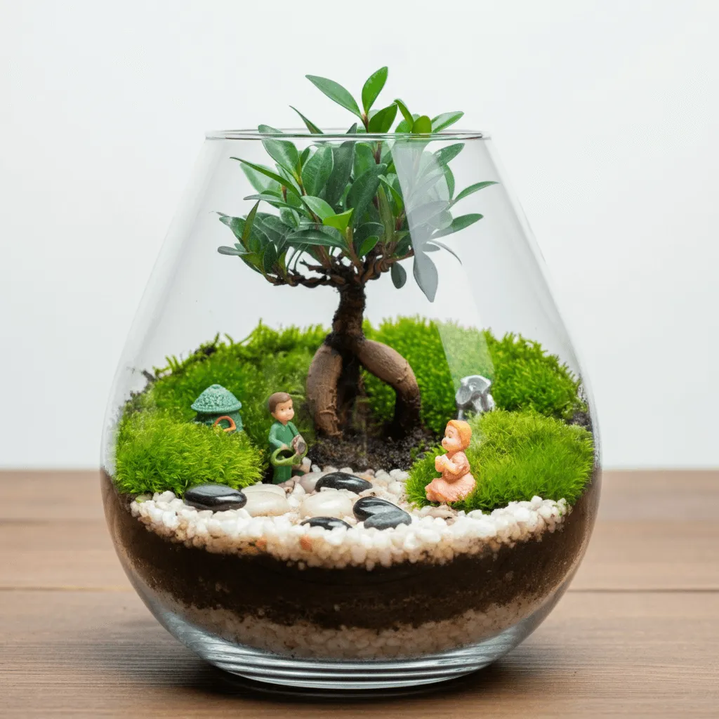 Bonsai Terrarium Garden