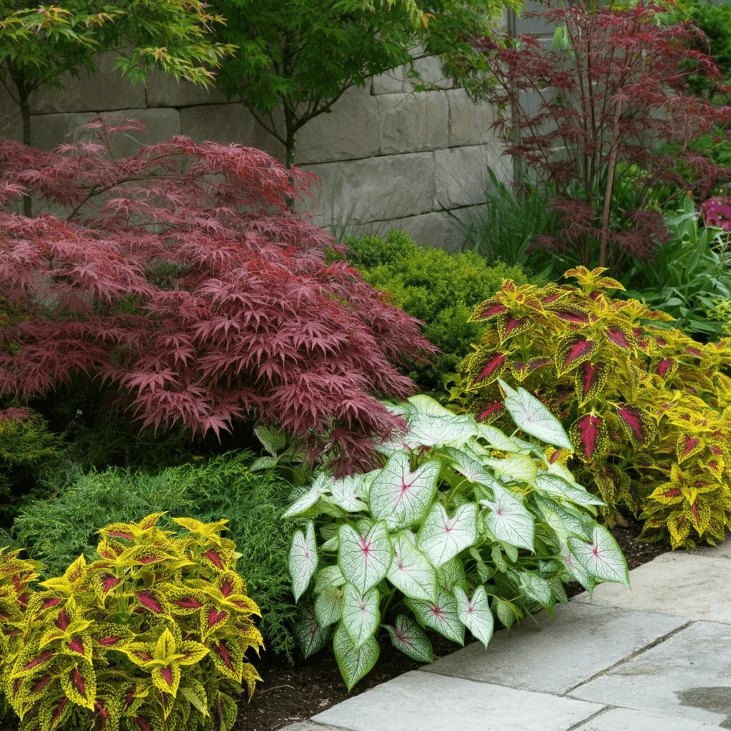 Colorful Foliage Garden