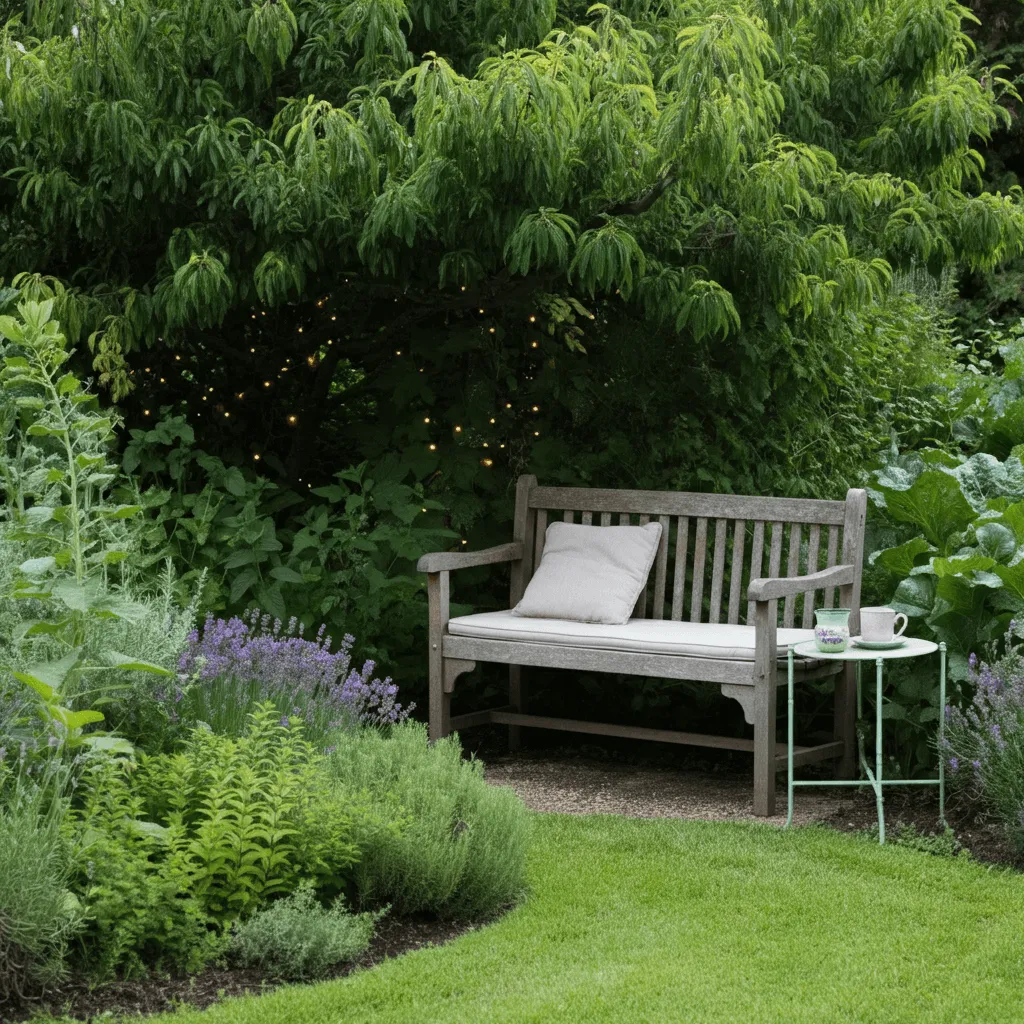 Cozy Garden Seating Corner