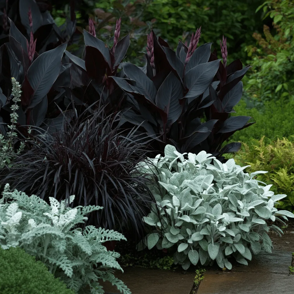 Dark Foliage Contrast