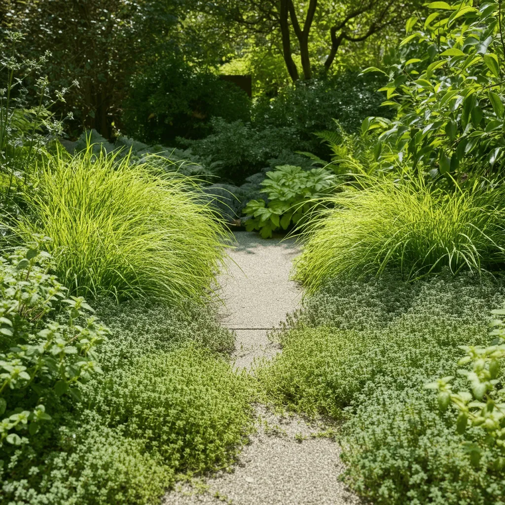 Foliage Framed Pathway