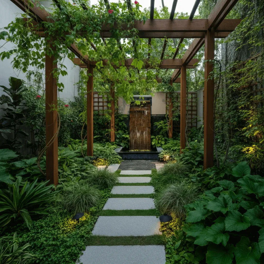 Foliage and Hardscaping