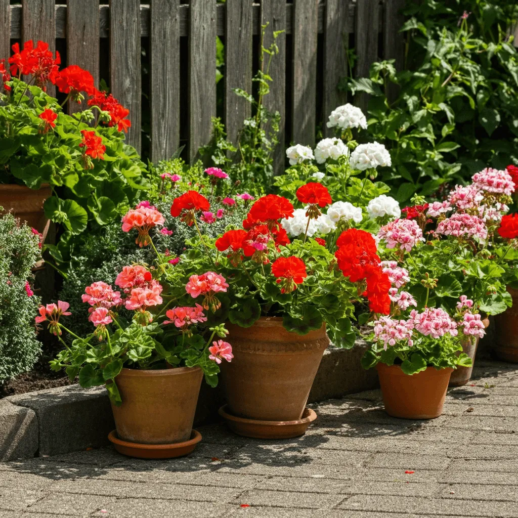 Geraniums Garden