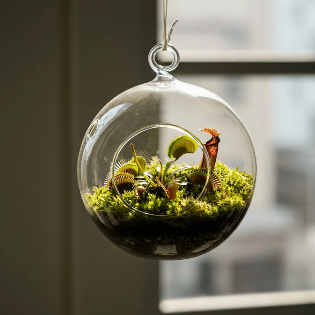 Hanging Glass Terrarium