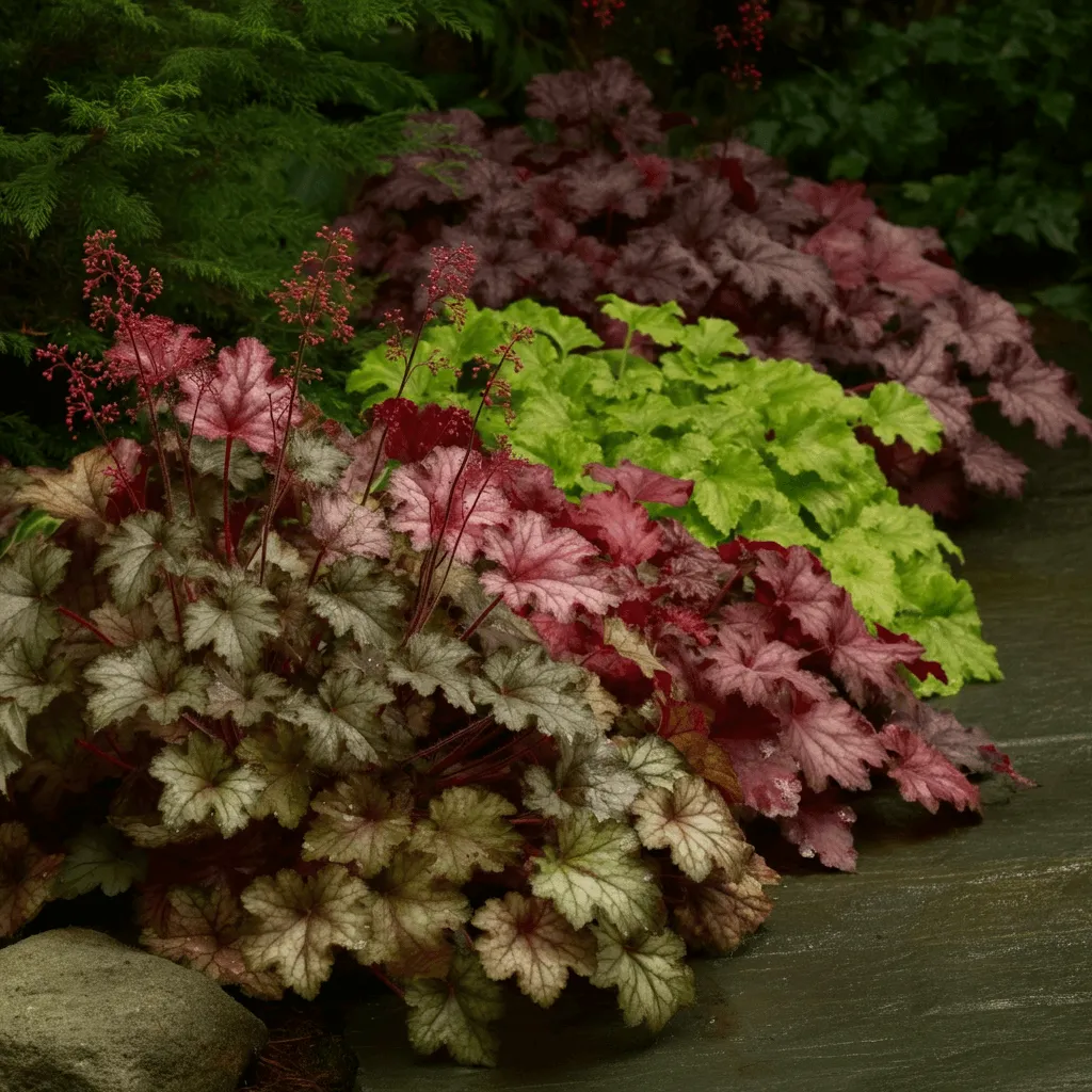 Heucheras Shade Garden