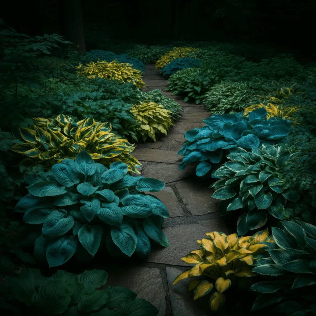 Hostas Shade Garden