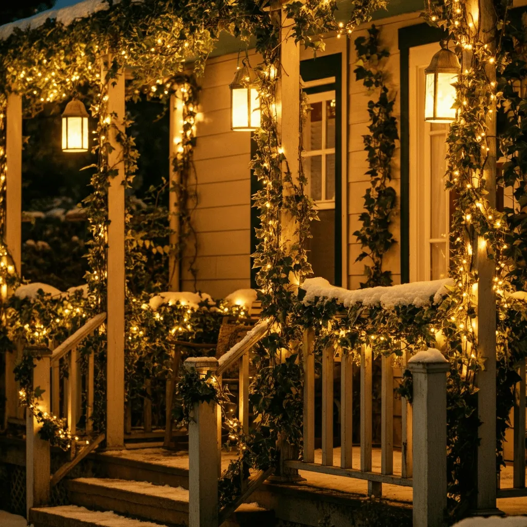 Ivy with Fairy Lights