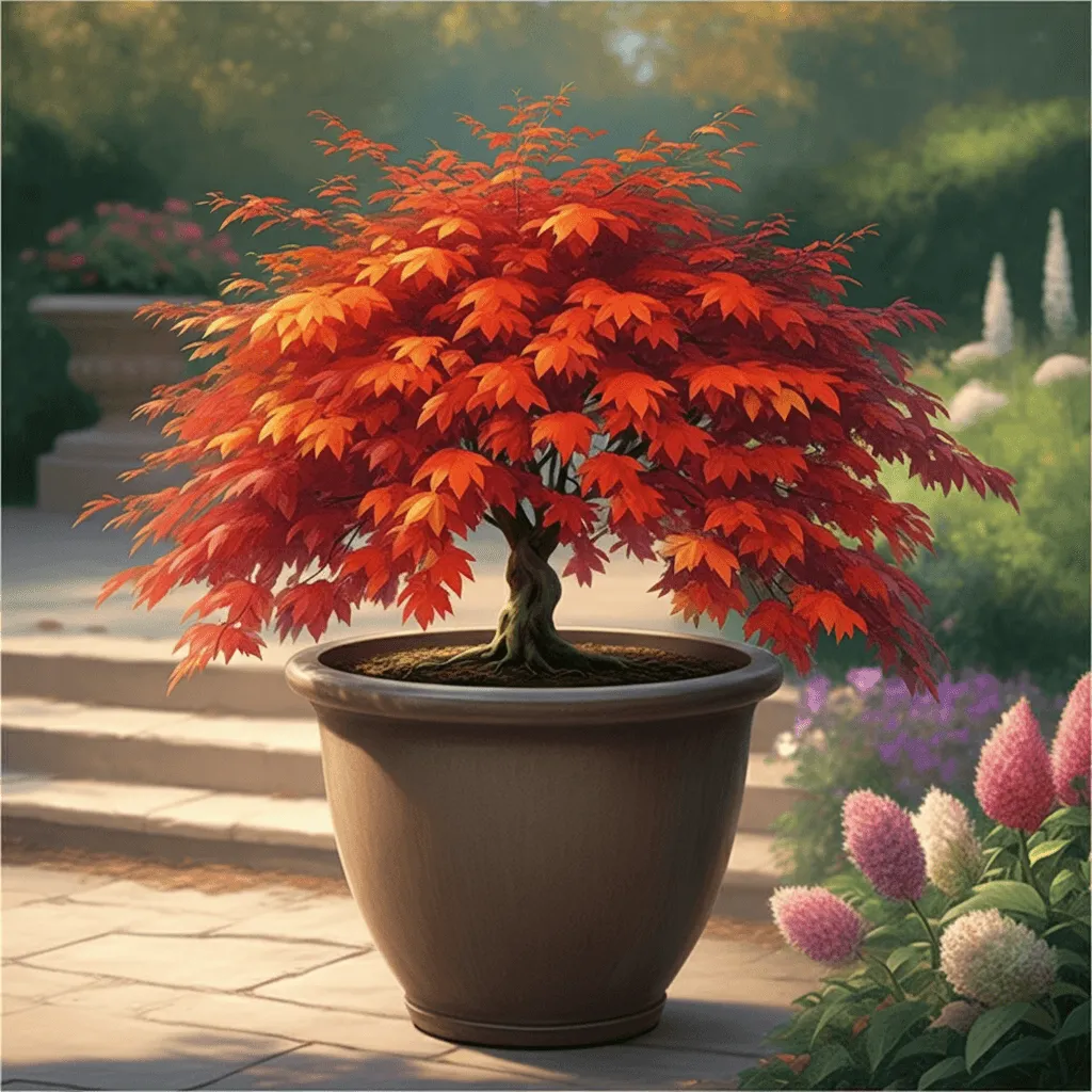Japanese Maple in Container