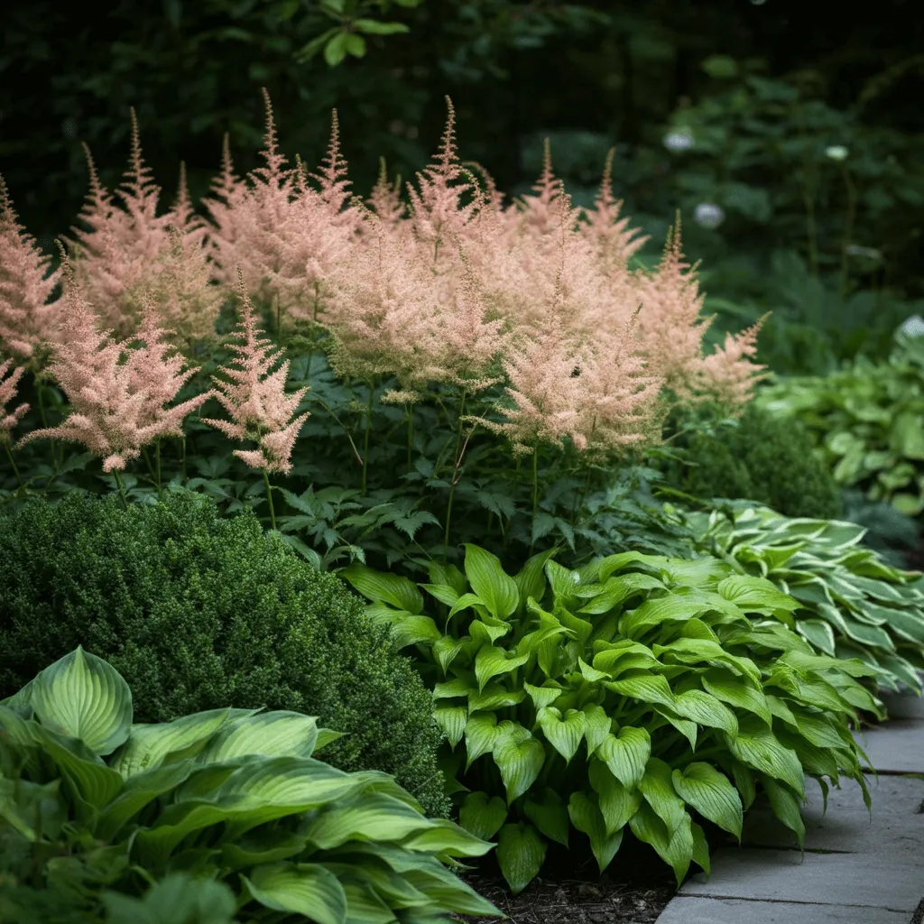 Layered Textures Shade Garden