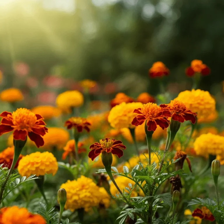 Marigolds in Bloom