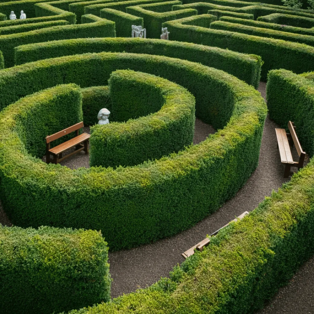 Maze with Hidden Nooks