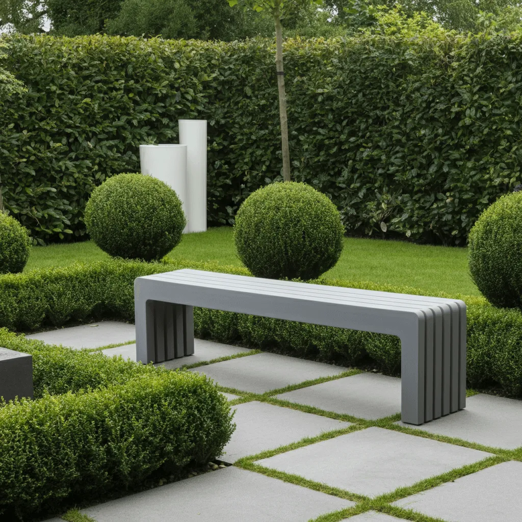 Minimalist Resin Bench