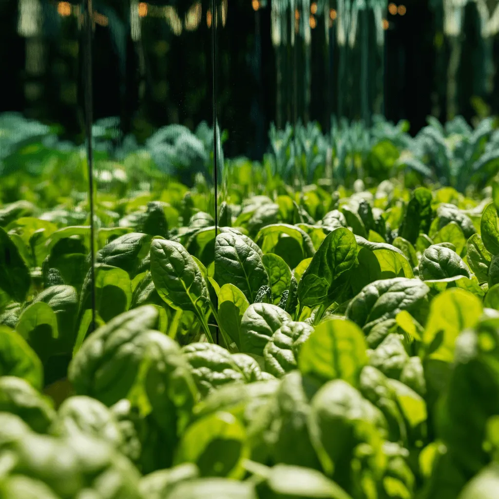 Mirror Wall Vegetable Garden