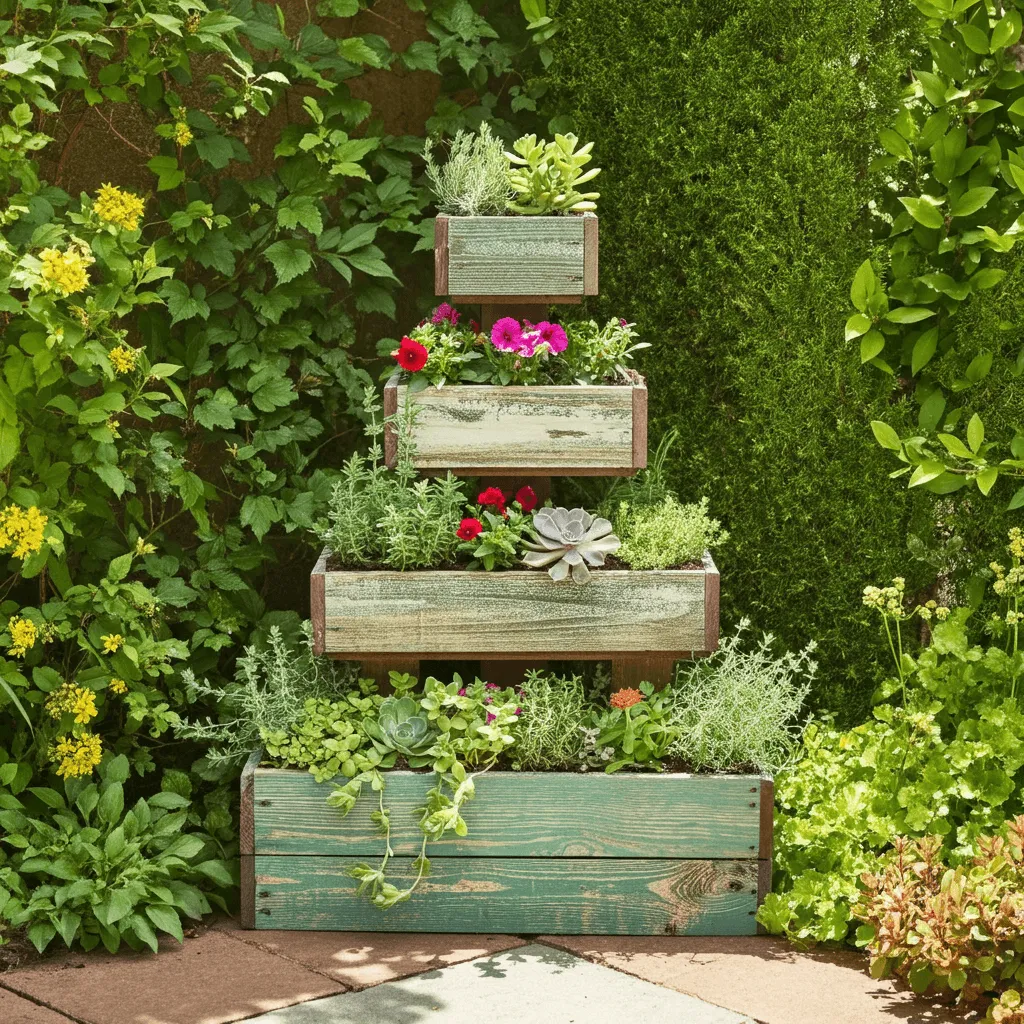 Multi-Tiered Planters