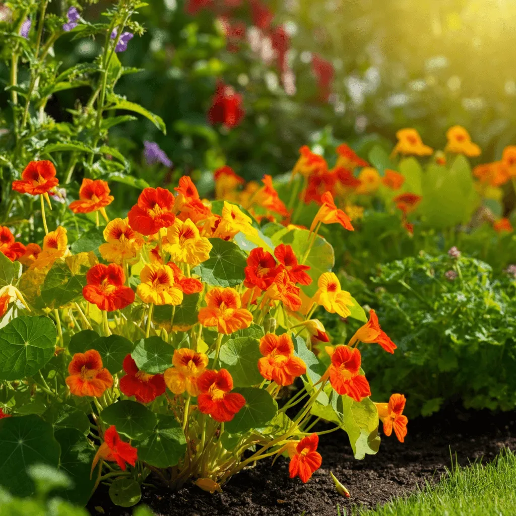 Nasturtiums Garden