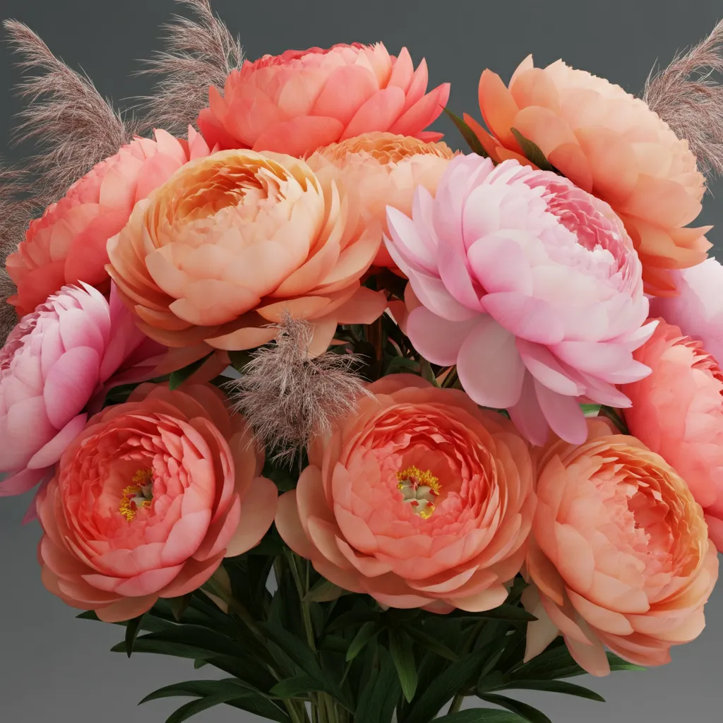 Pink Hawaiian Coral Peony