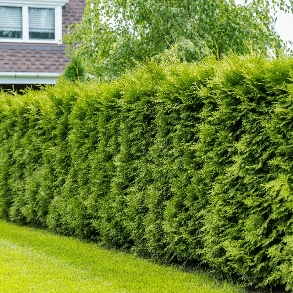 Privacy Hedge Wall