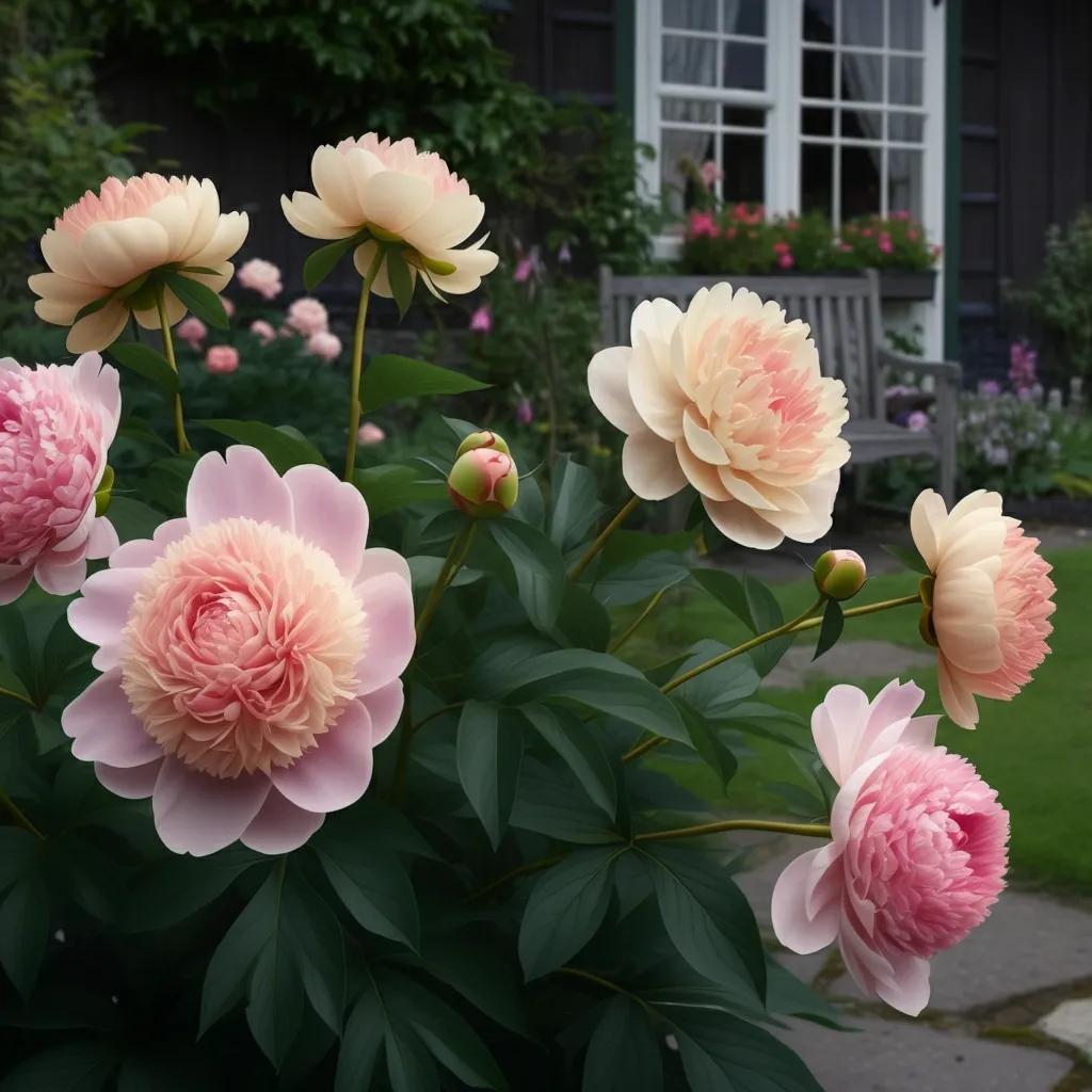 Raspberry Sundae Peony