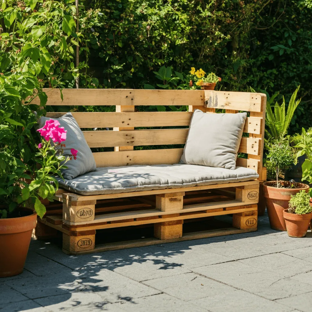 Recycled Pallets Bench