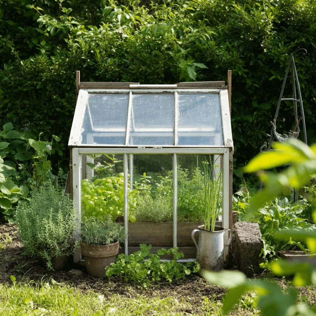 Repurposed Window Cold Frame