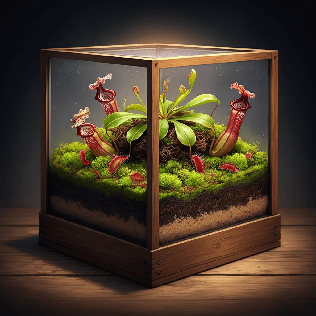 Rustic Wooden Box Terrarium