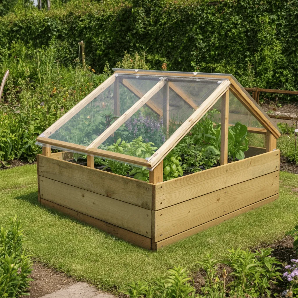 Simple Wooden Cold Frame