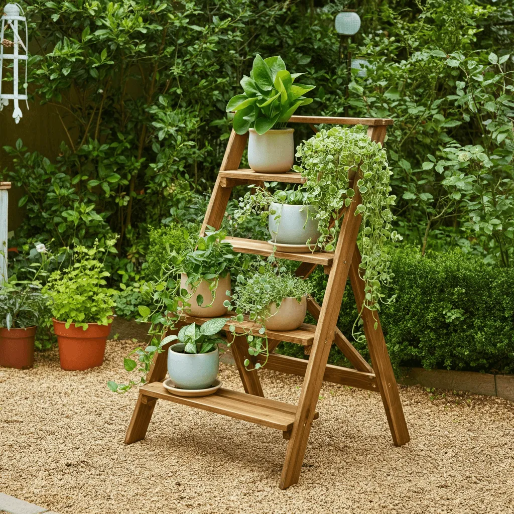 Tiered Ladder Plant Stand