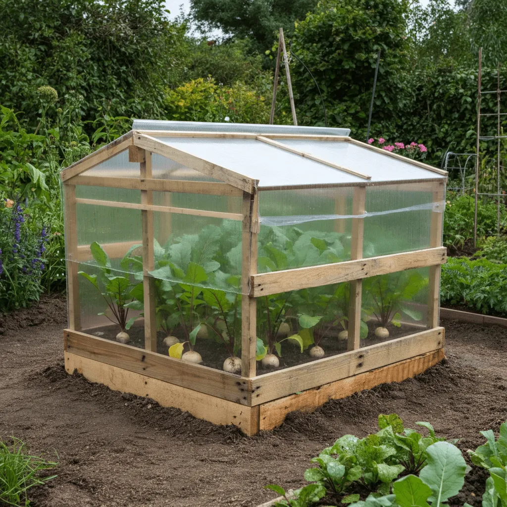 Upcycled Pallet Cold Frame