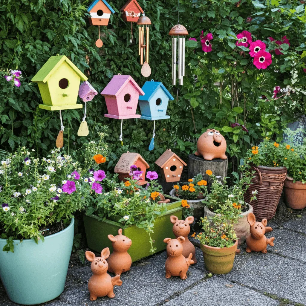 Whimsical Garden Corner