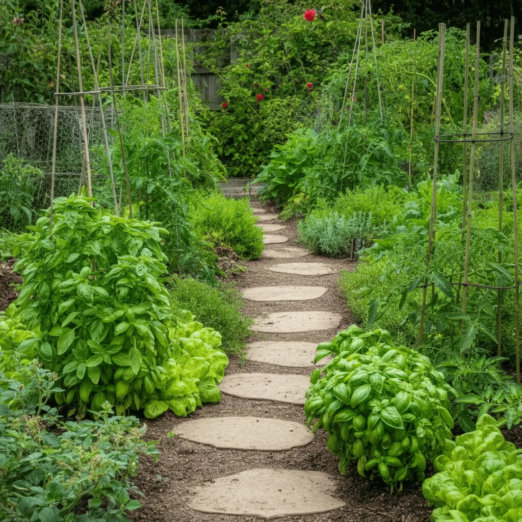 Whimsical Garden Pathway